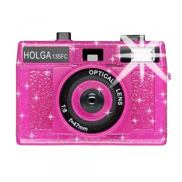 Holga 135FC 35mm Film Camera Pink Getty Museum Store
