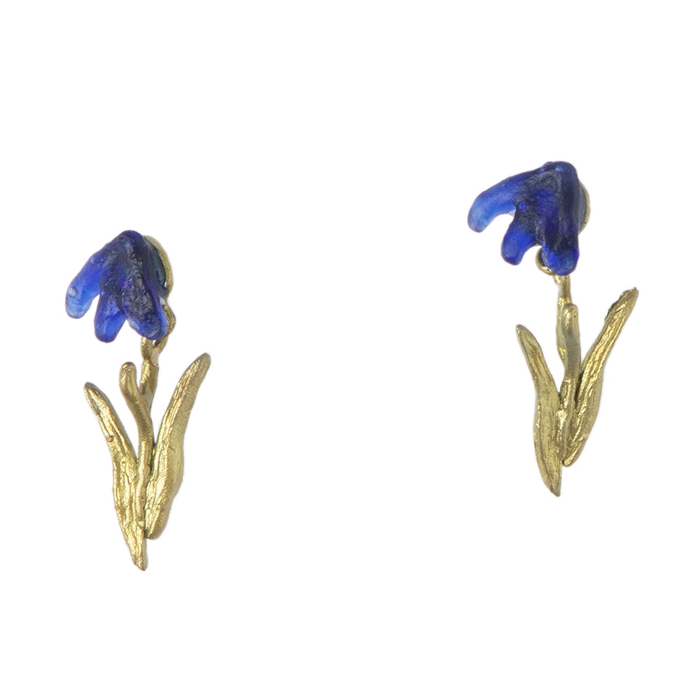 Iris Glass Dangle Earrings