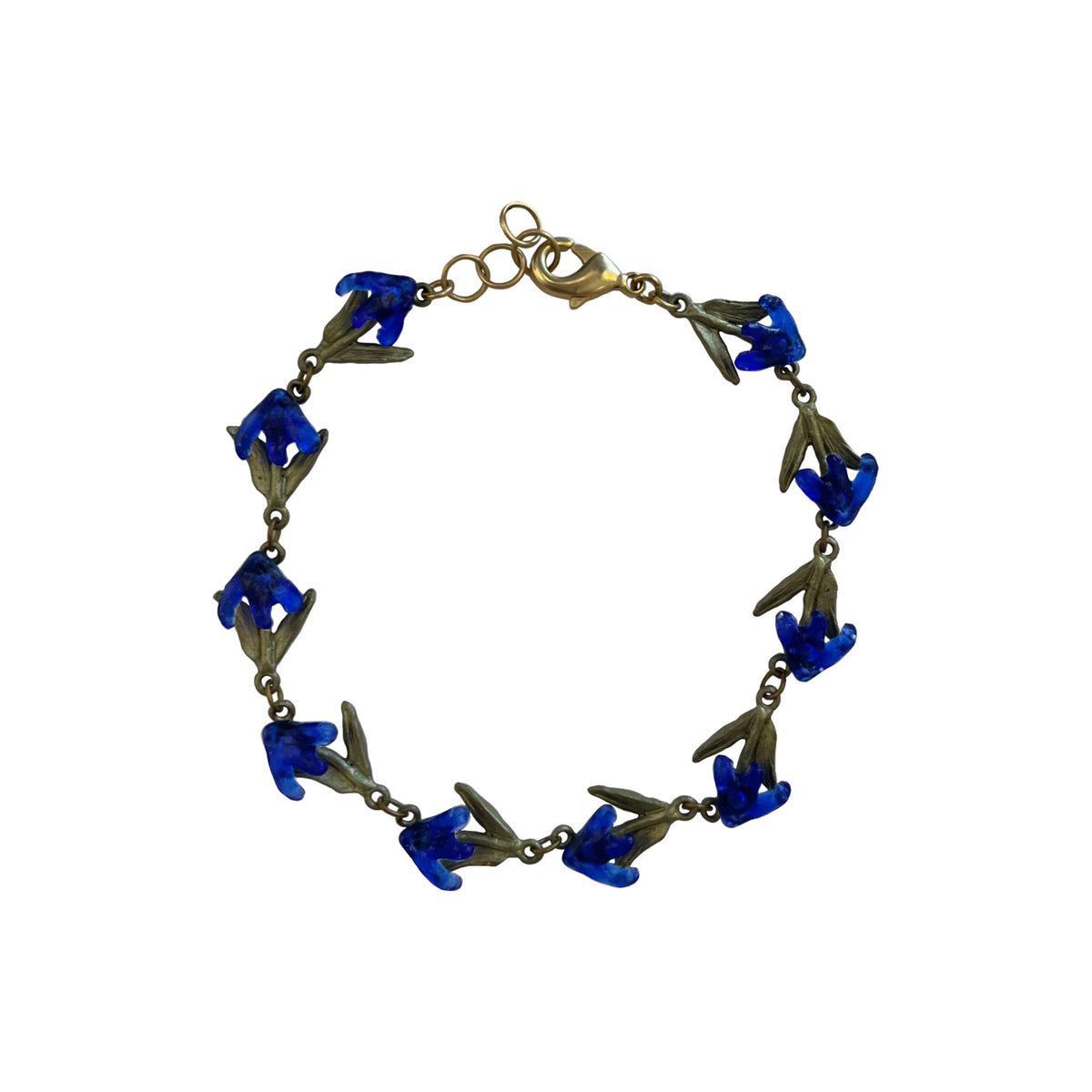 Irises Glass Link Bracelet