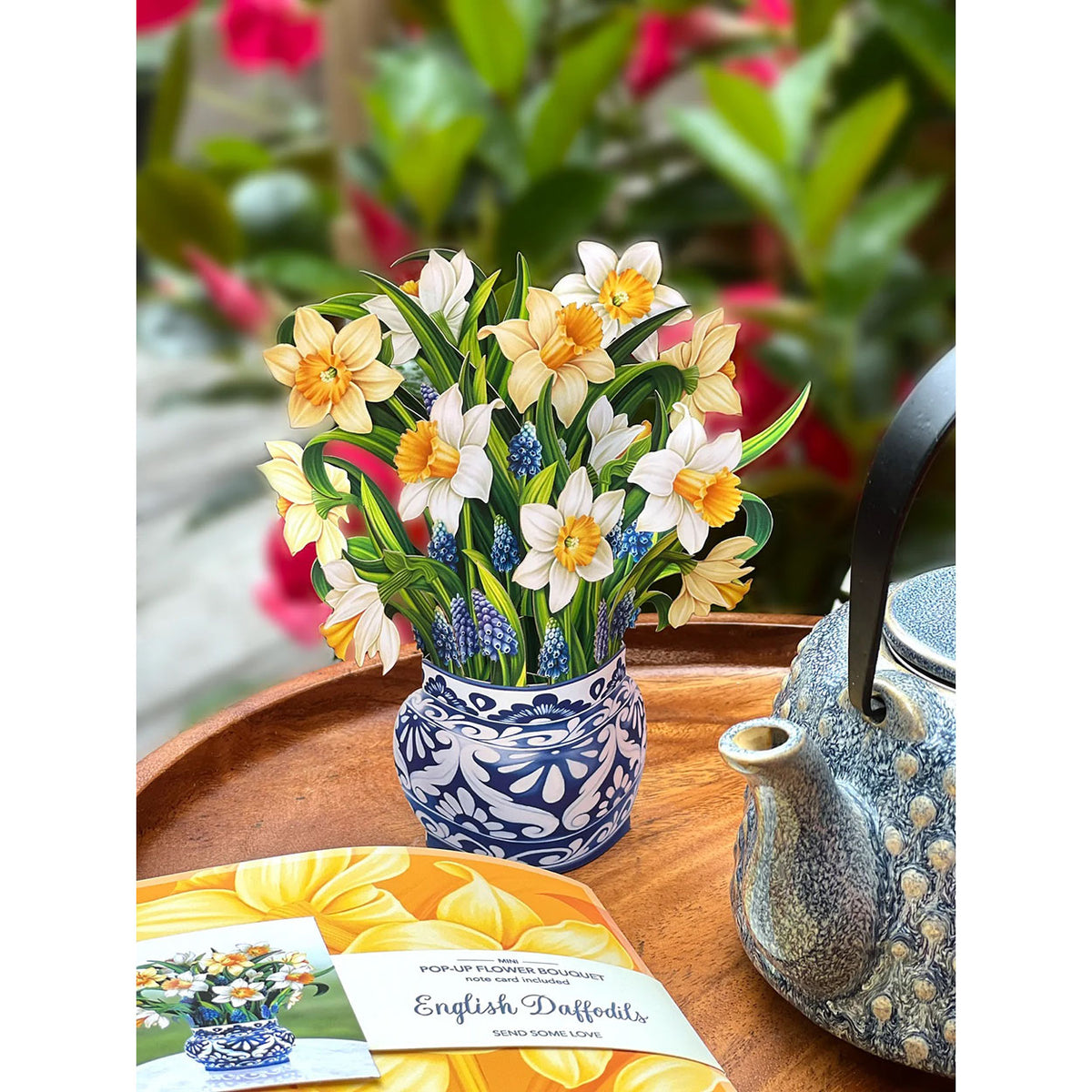 Mini English Daffodil Pop-up Notecard