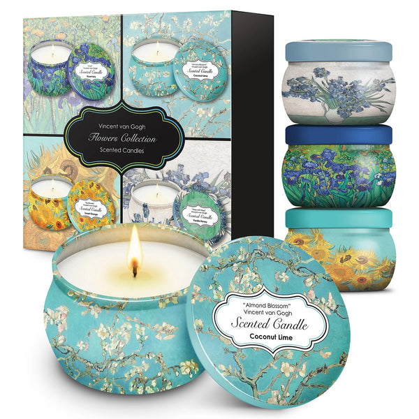 Van Gogh Flowers Candle Set - Getty Museum Store