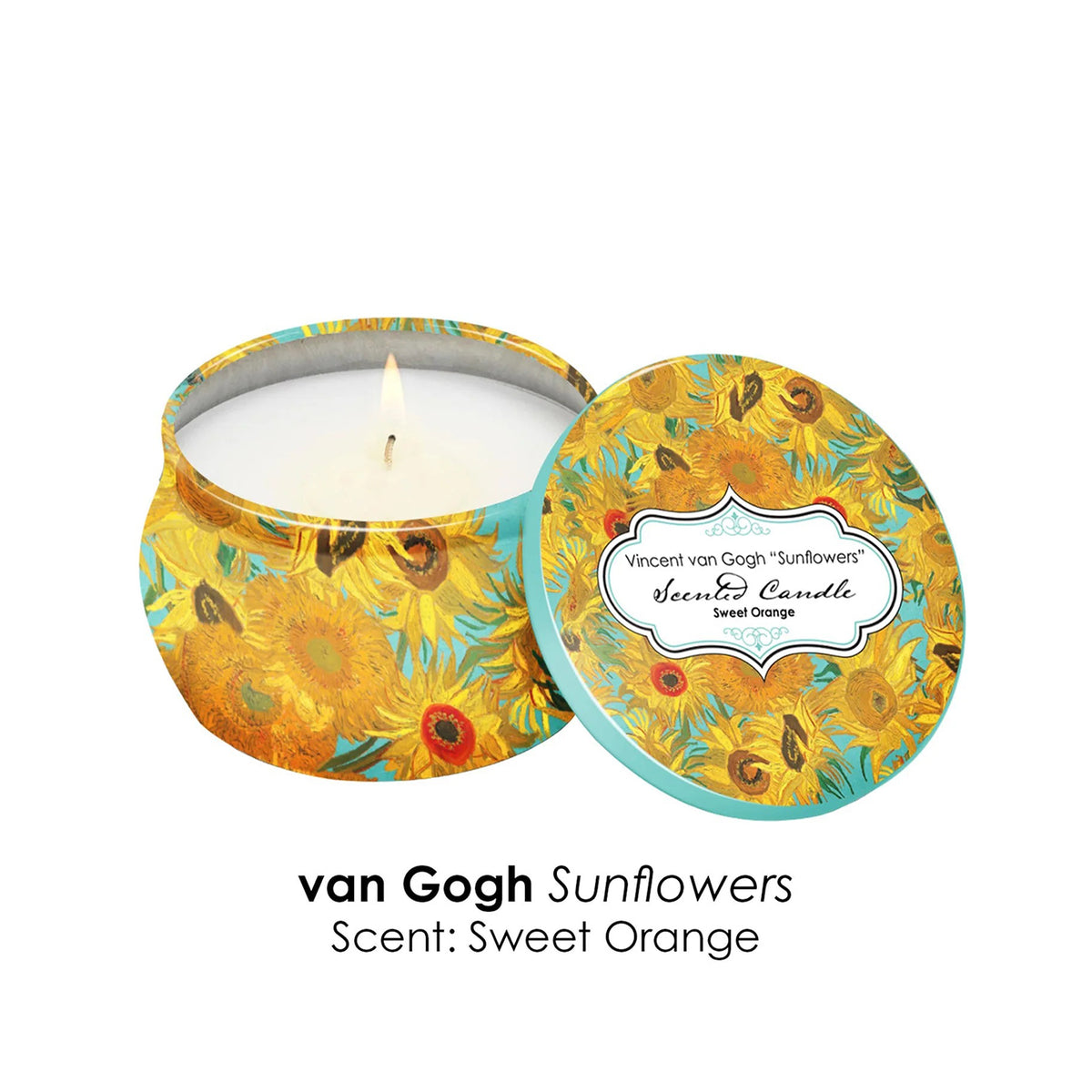 Van Gogh Flowers Candle Set