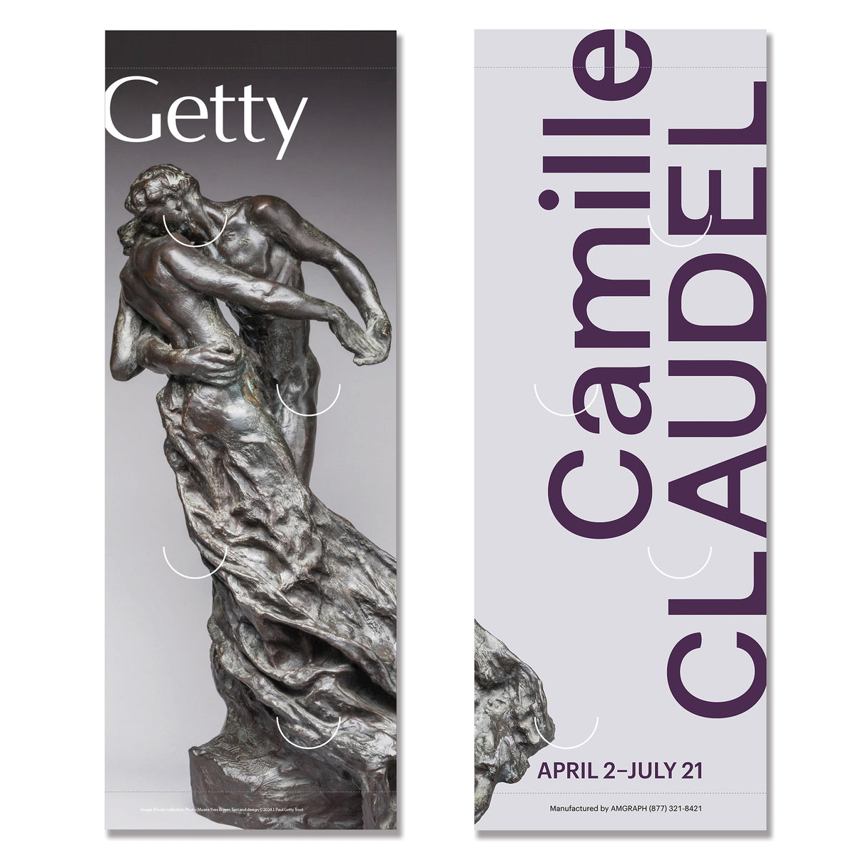 Getty Exhibition Banner - Camille Claudel
