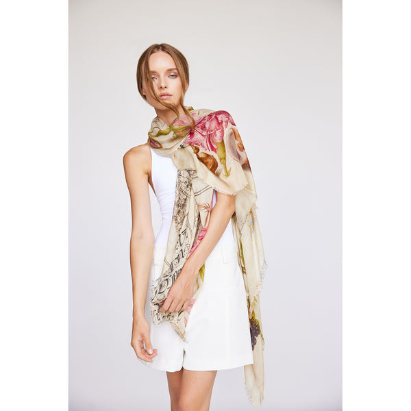 Silk handkerchief Faliero Sarti Pink in Other - 45569207