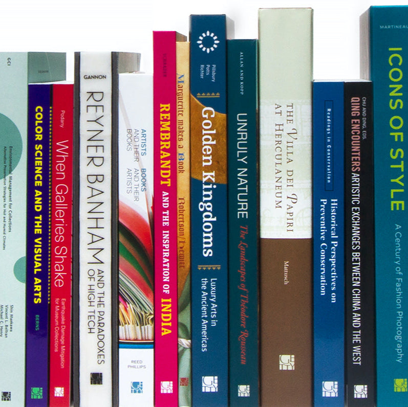 Book Spines of Getty Publications