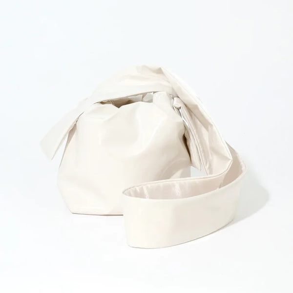 QUILTING shoulder bag ポーチ付／White White Shoulder Bag - Upcycled - Getty Museum Store