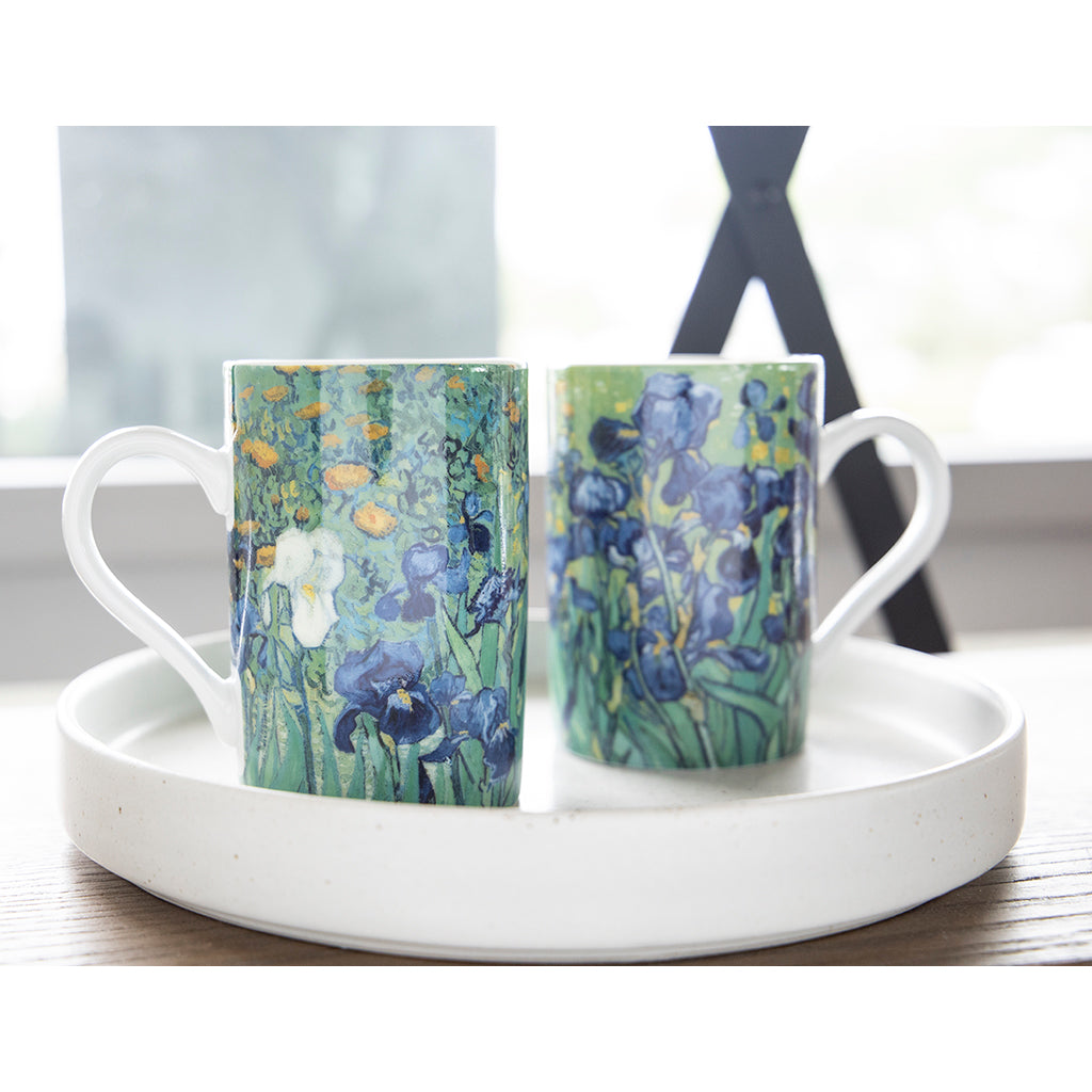 Van Gogh Irises Porcelain Mug