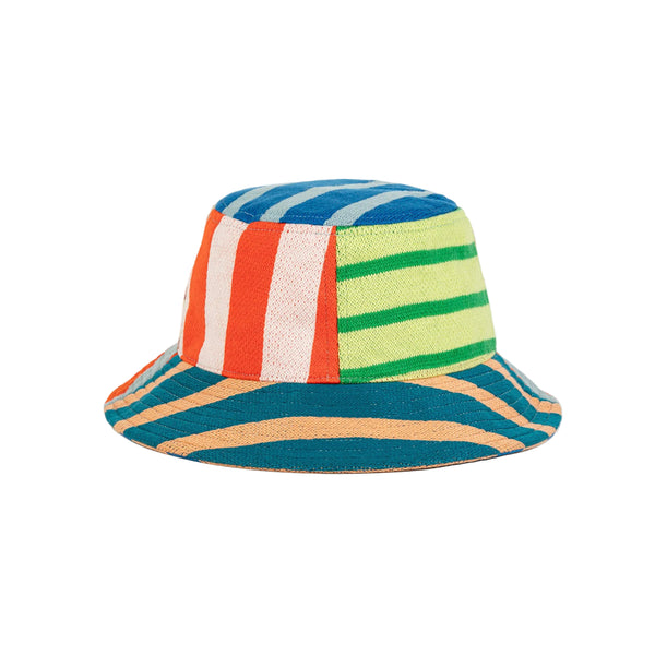 Patchwork Stripe Bucket Hat - Getty Museum Store