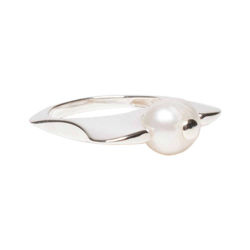 Squared Pearl Ring