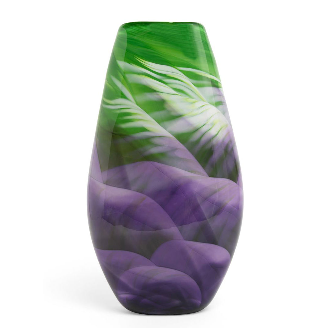 Teardrop Vase – Amethyst and Green