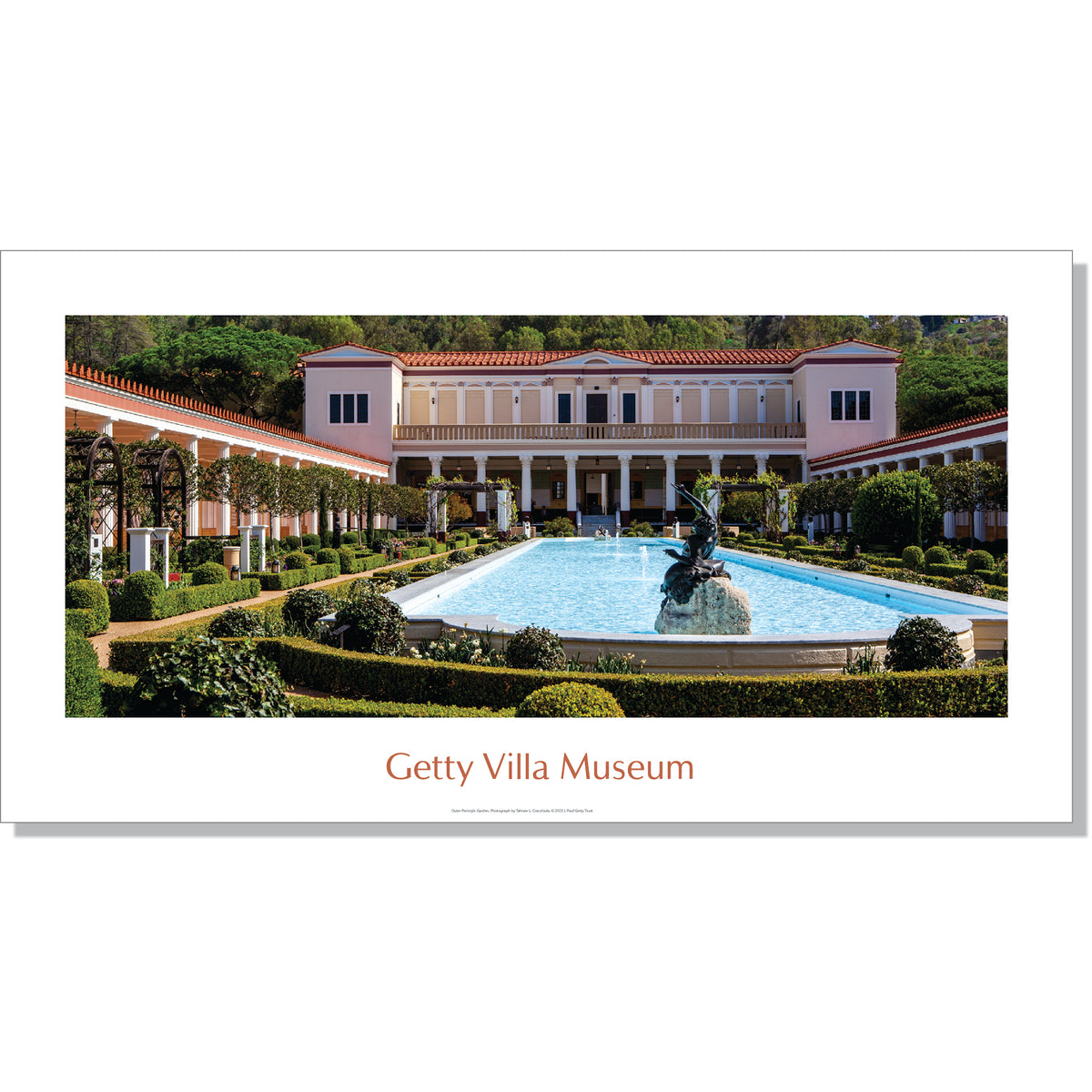 Getty Villa Outer Peristyle Garden - Poster