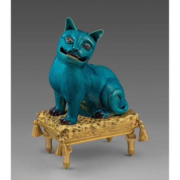 Purrquoise Enamel Pin - Getty Museum Store