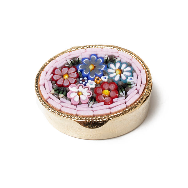 Murano Glass Mosaic Pill Box Oval Getty Museum Store