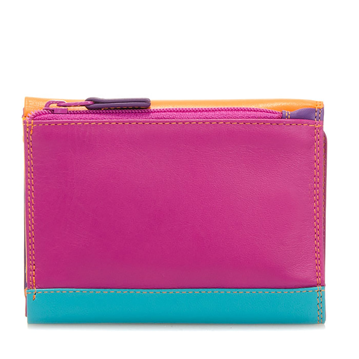 Colorful Leather Tri-Fold Wallet- Copacabana | Getty Store