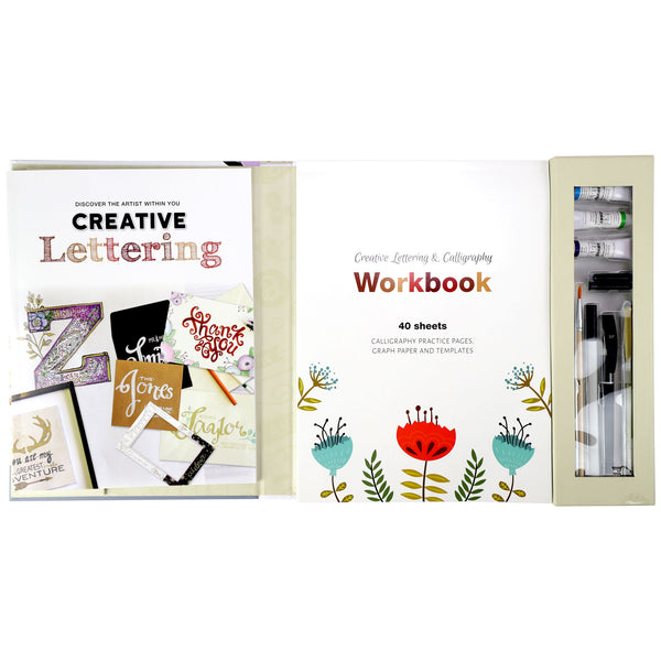 Creative Lettering and Beyond Art & Stationery Kit: Includes a 40