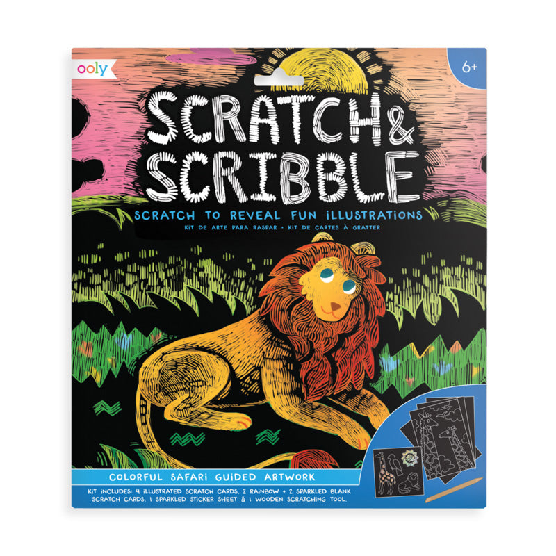 Scratch and Scribble Kit - Safari