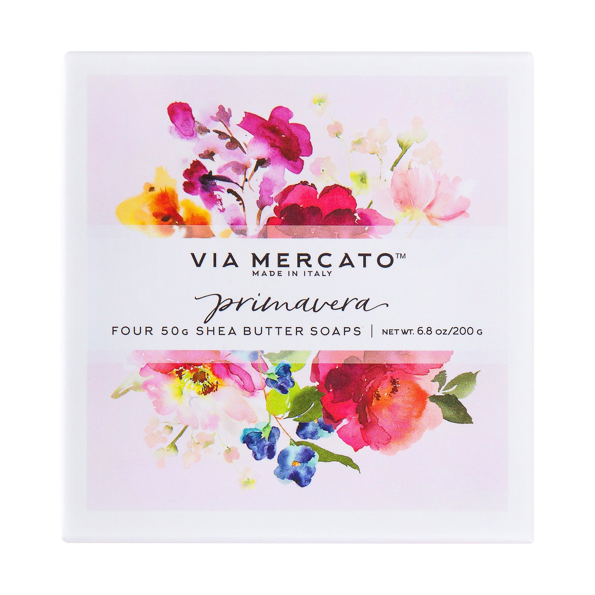 Via Mercato Primavera Soap Set- Spring Flowers | Getty Store