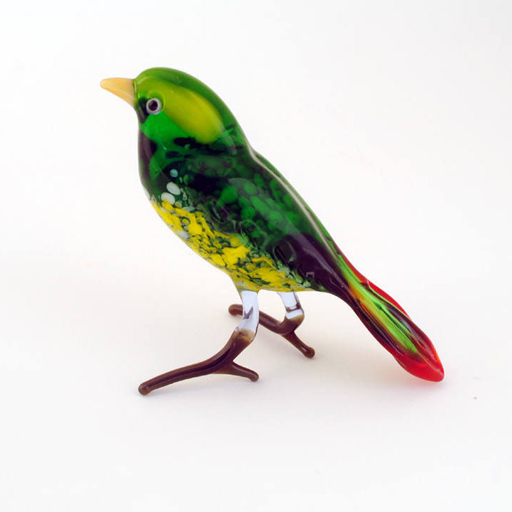 Art Glass Bird- Green Finch | Getty Store