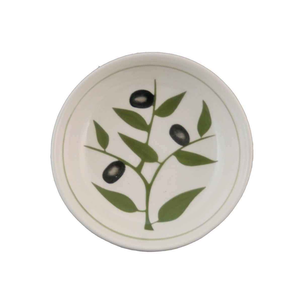 Round Olive Tidbit Plate