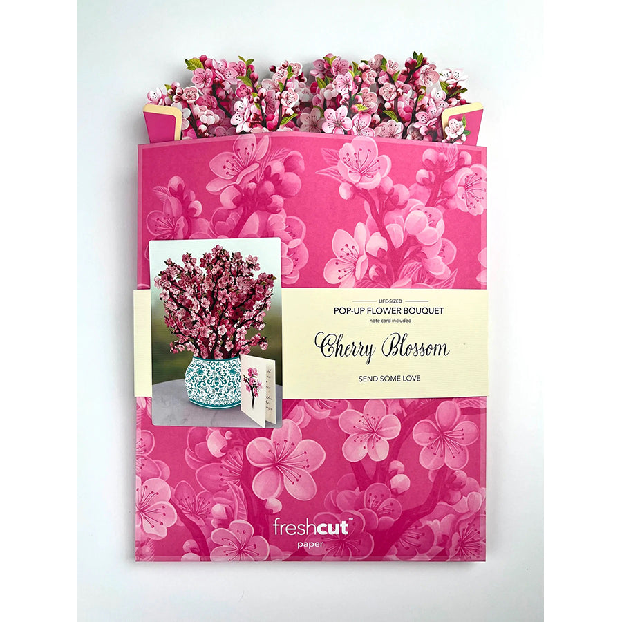 Cherry Blossoms Pop-up Notecard
