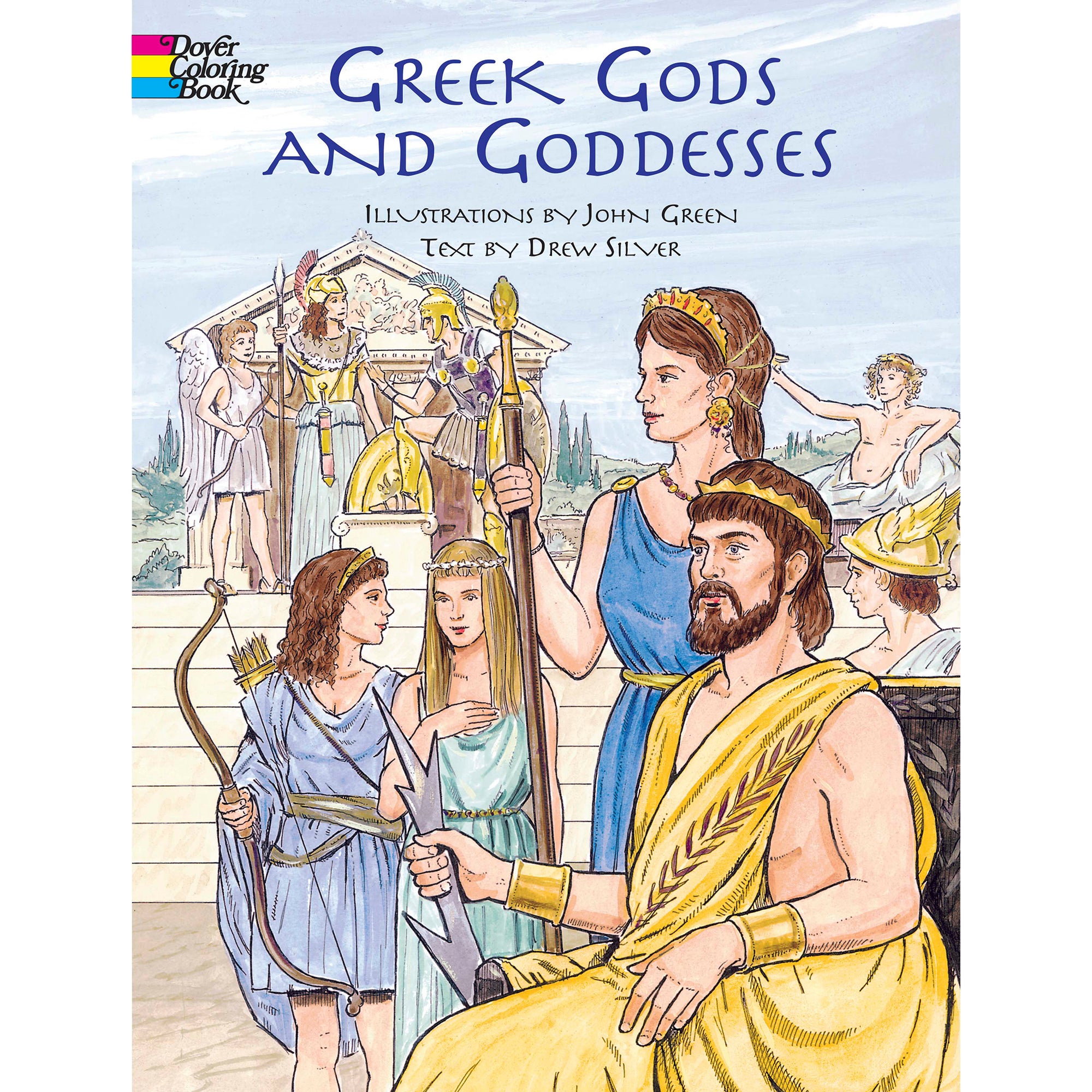 Greek Gods and Goddesses Coloring Book | Getty Store