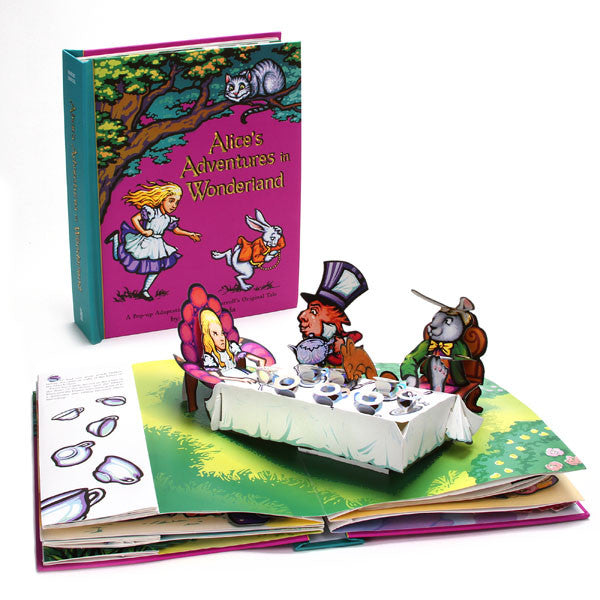 Alice In Wonderland 3D Pop Up card, alice in wonderland Gifts, Greetings  card