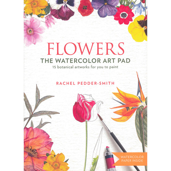 Flowers: The Watercolor Art Pad - Getty Museum Store