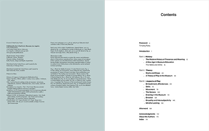 Activity-Based Teaching in the Art Museum: Movement, Embodiment, Emotion | Getty Store