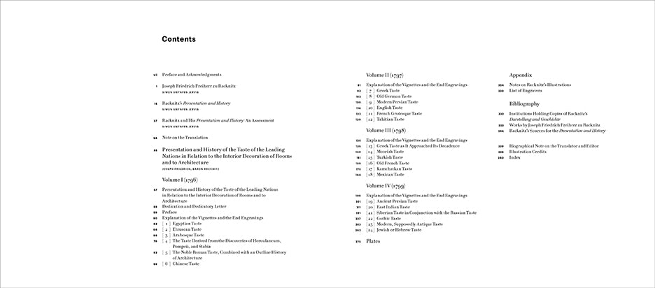 A Rare Treatise on Interior Decoration and Architecture: Joseph Friedrich zu Racknitz’s Presentation and History of the Taste of the Leading Nations | Getty Store