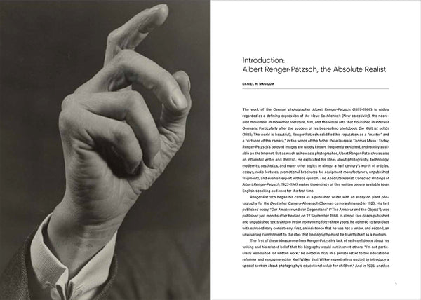 The Art of Reading ローレンスシュワルツヴァルド 写真集 * The Absolute Realist: Collected Writings of Albert Renger-Patzsch