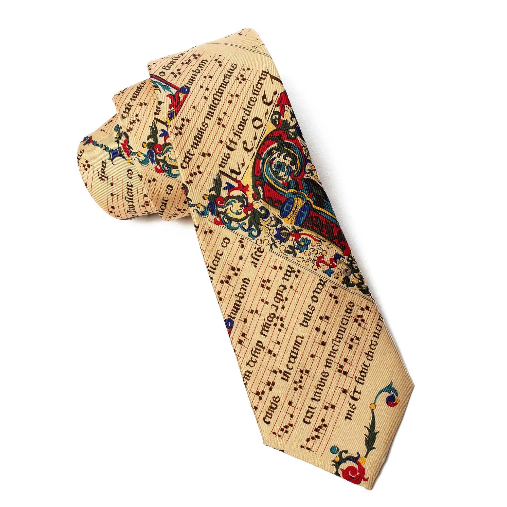 Tie-Illuminated Musical Manuscript | Getty Store