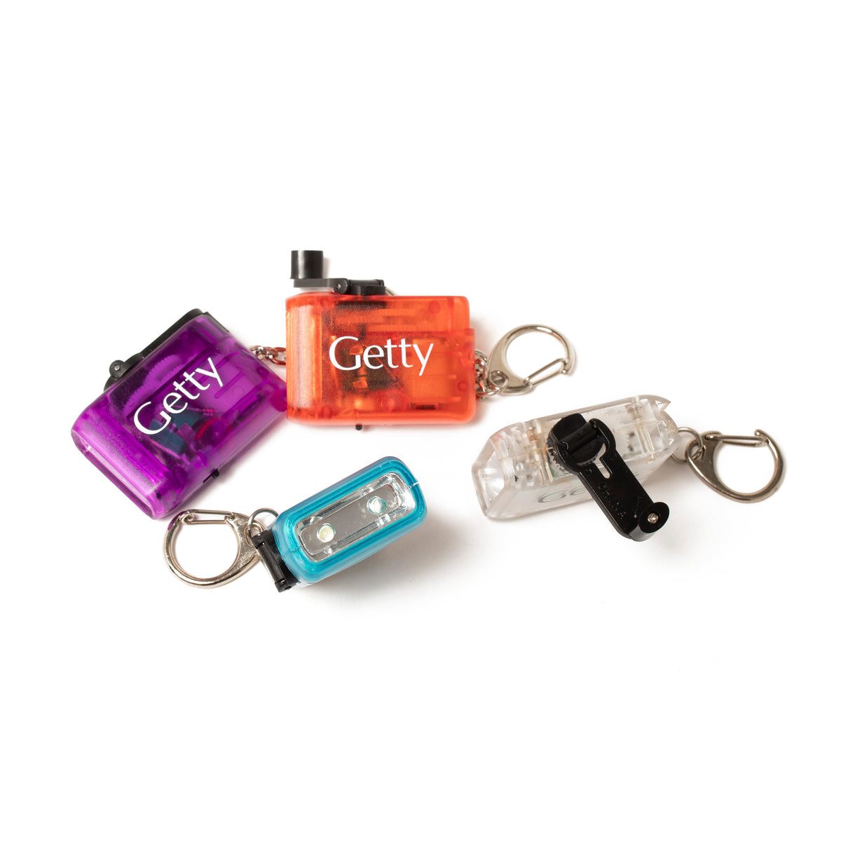 Getty Logo Flashlight Keychain