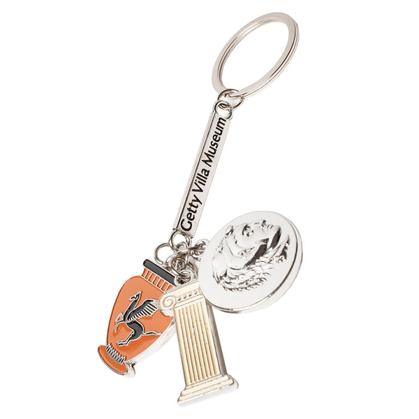 Getty Villa Charm Keychain - Getty Museum Store