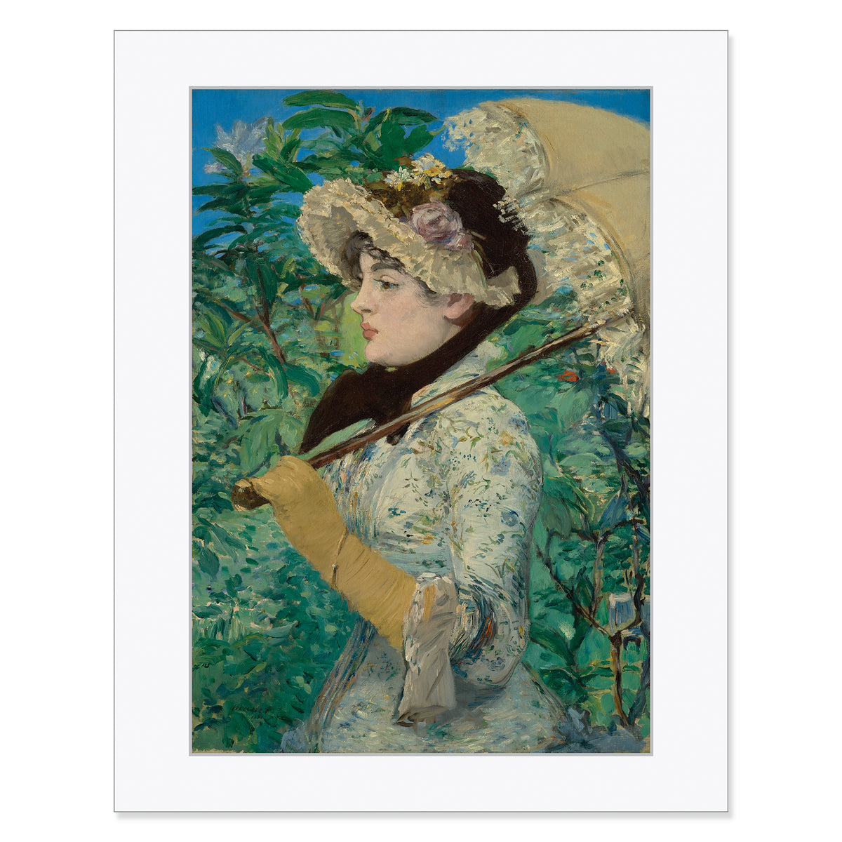 Manet- Jeanne (Spring) 11&quot;x14&quot; Matted Print | Getty Store