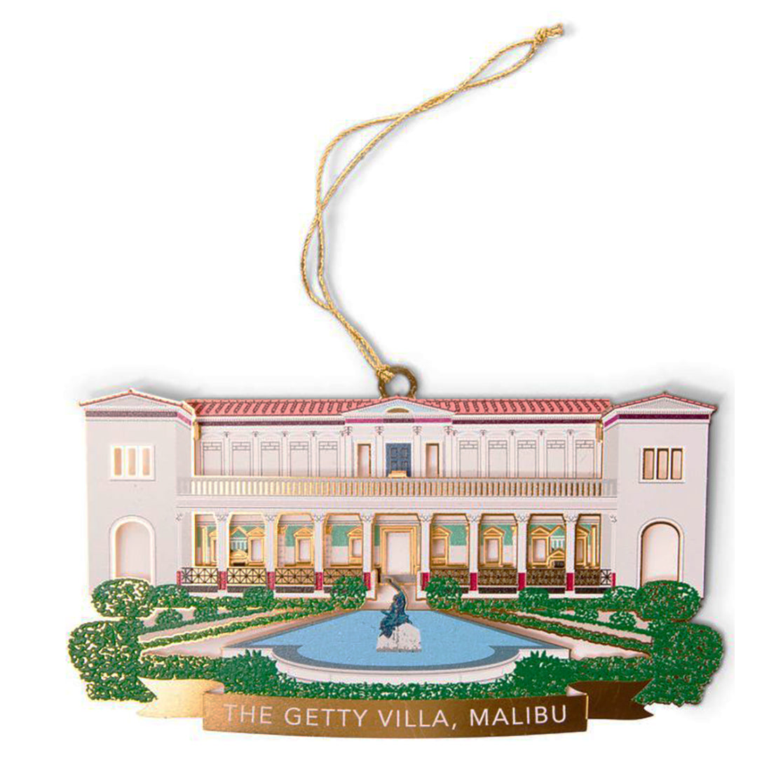 Metal Ornament - The Getty Villa