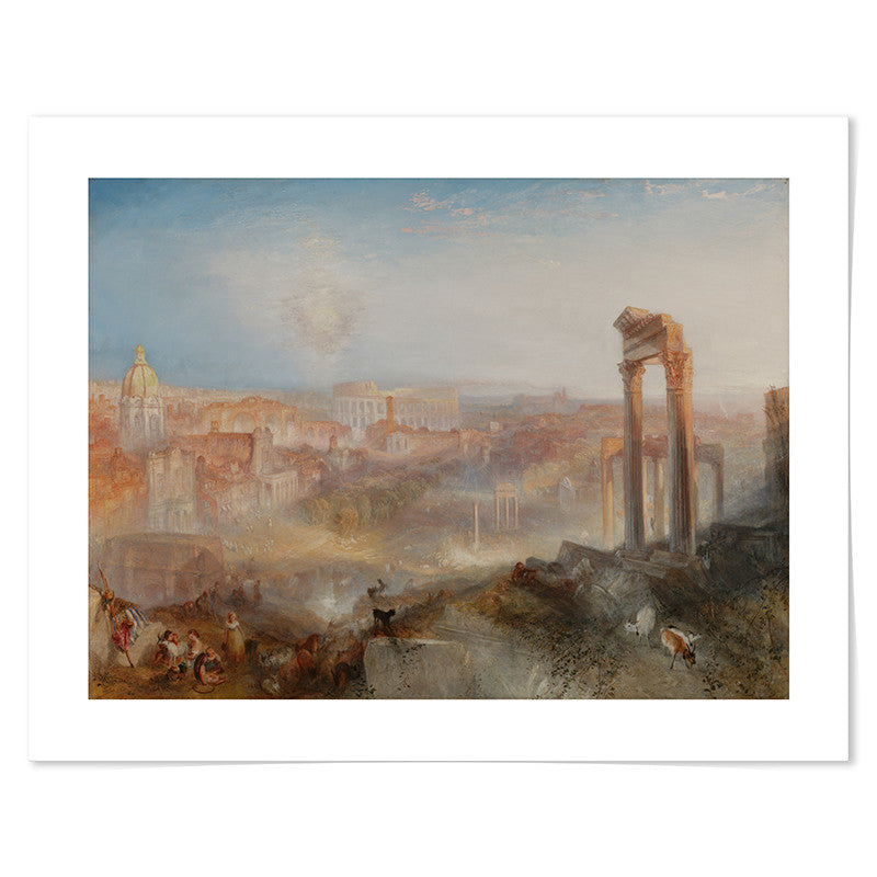 Turner - Modern Rome--Campo Vaccino 11&quot; x 14&quot; Print