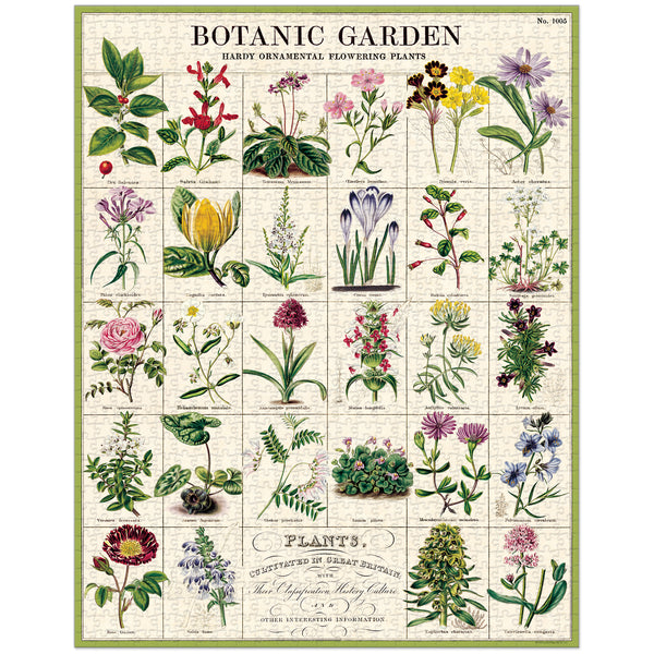 Botanic Garden Puzzle - 1,000 Pieces - Getty Museum Store
