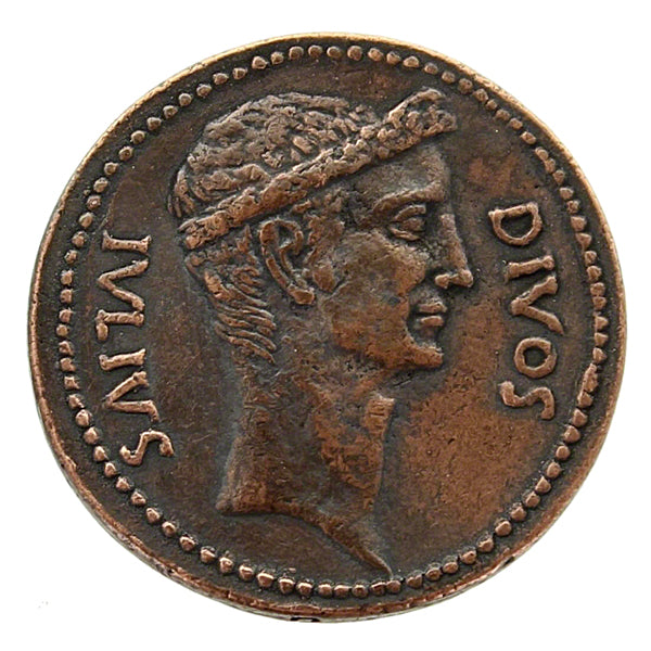 Roman Coin Reproduction - Caesar and Octavian Roman Imperial Sestertius