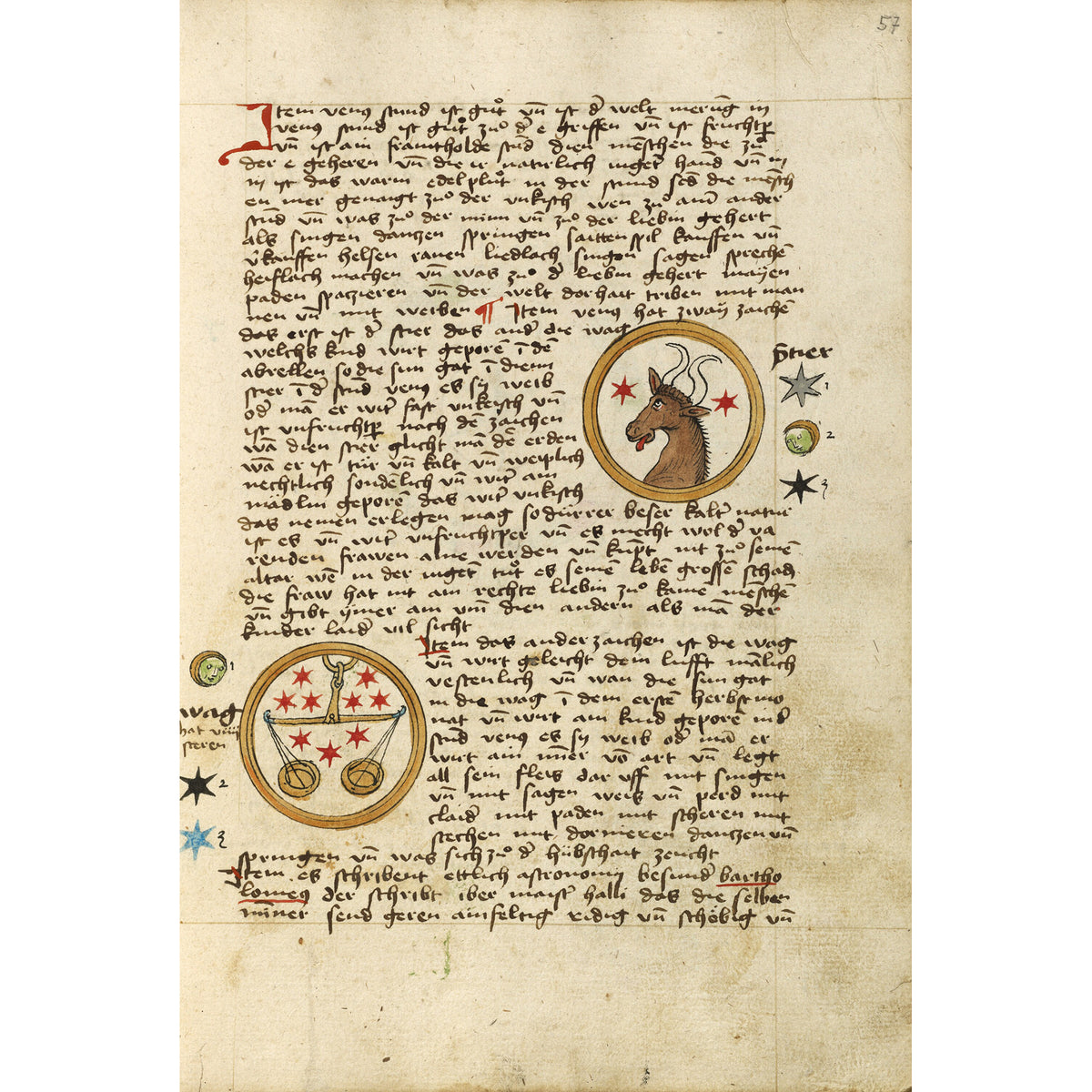 Square Zodiac Manuscript Silk Scarf