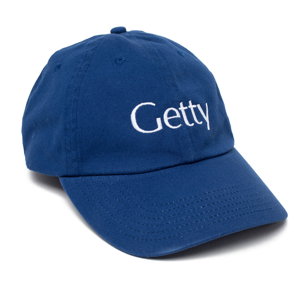 Getty Embroidered Logo Cap - Blue