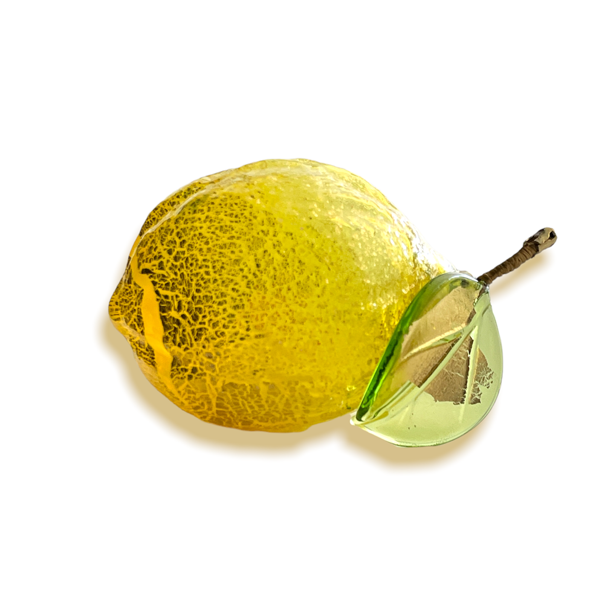 Handblown Murano Glass Lemon