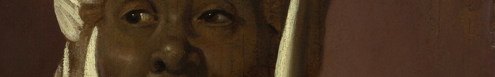 Detail from Rubens Study for Balthazar; depicts Black African king, one of the Magi