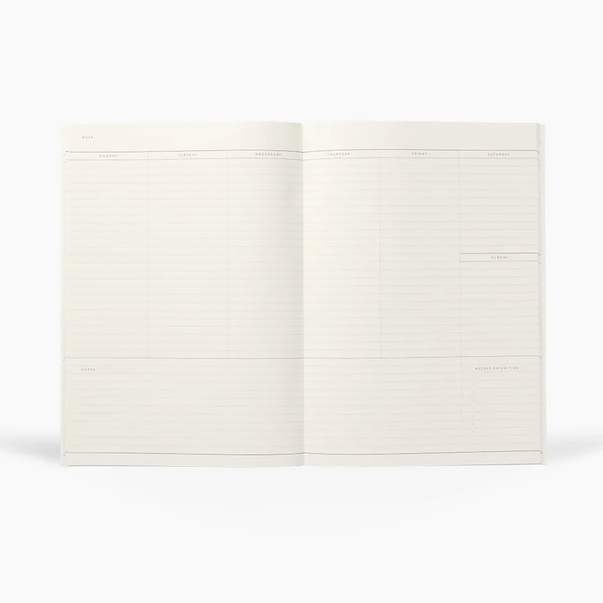 Weekly Planner Book - Light Gray