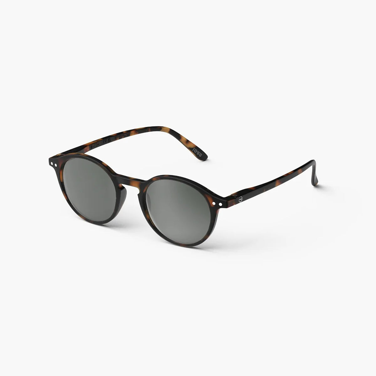 Brown sunglasses on a white background