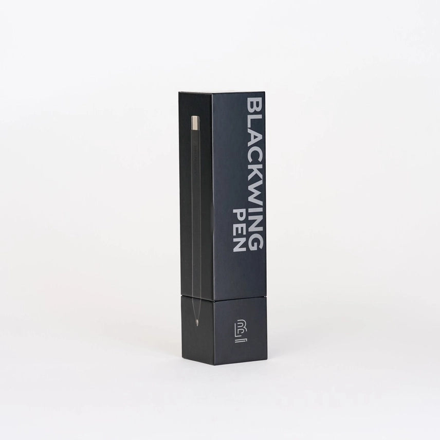Blackwing pen packaging on a white background