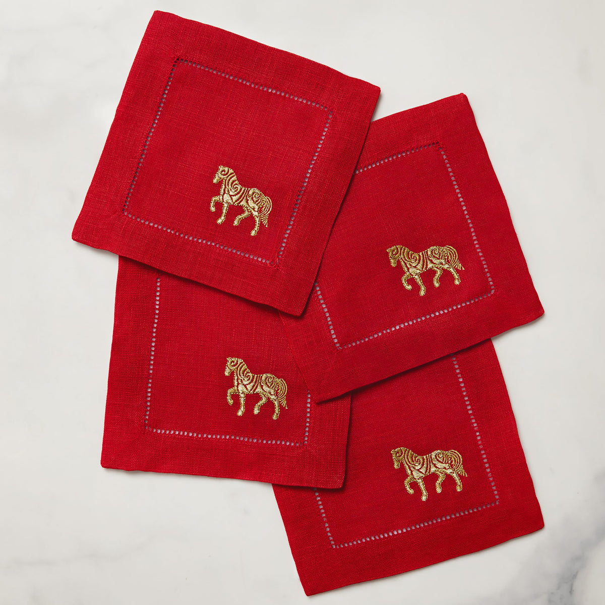 Year of the Horse Cocktail Napkins (Set of 4)