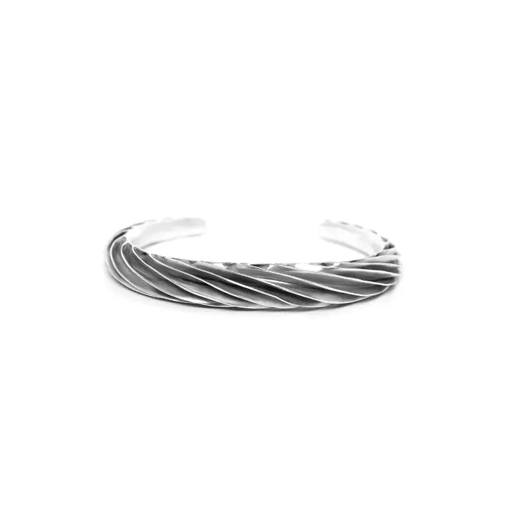 Spiraled Silver Bracelet