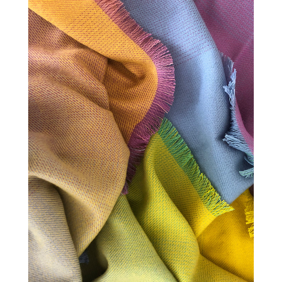 Pastel Spectrum Throw