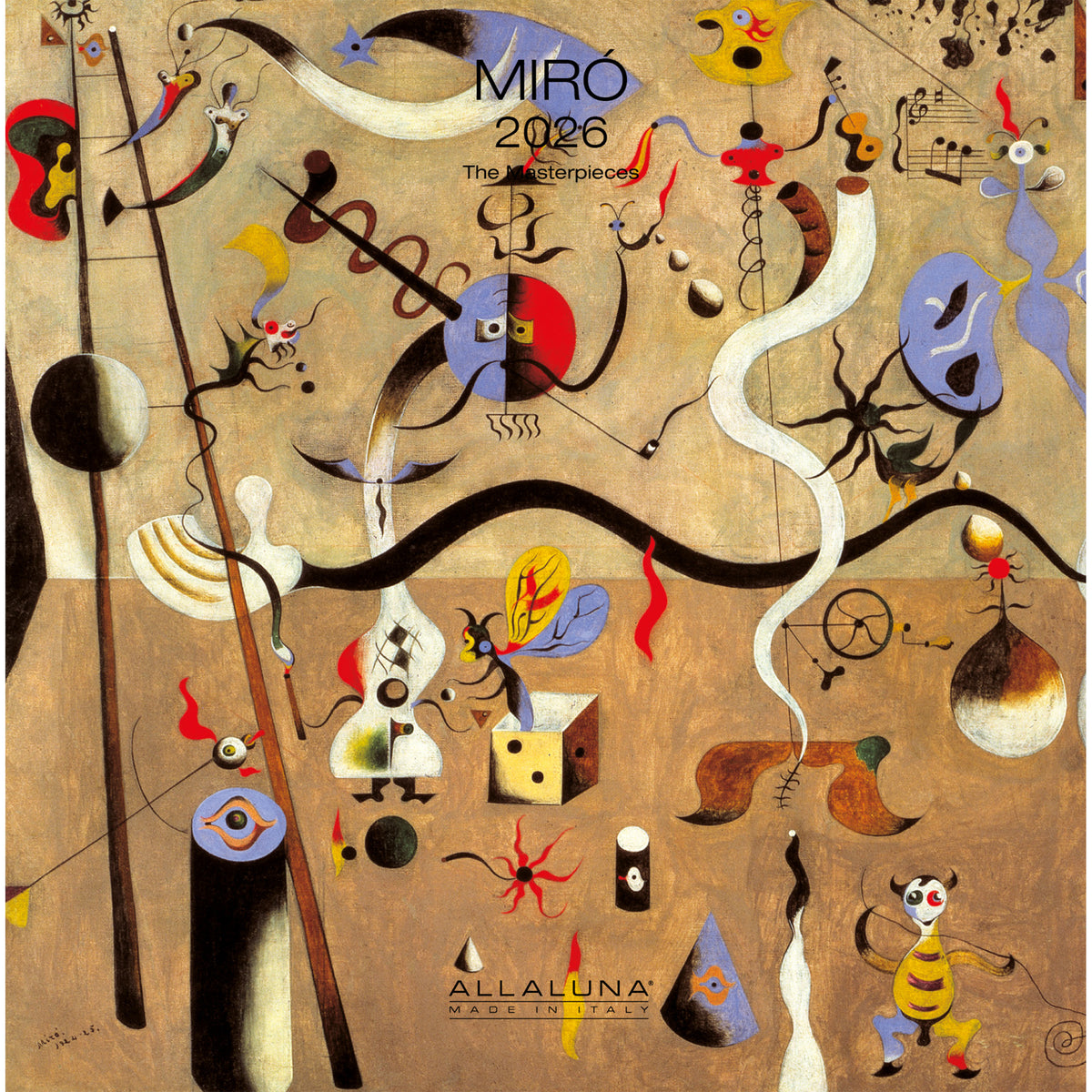 2026 Wall Calendar - Miro