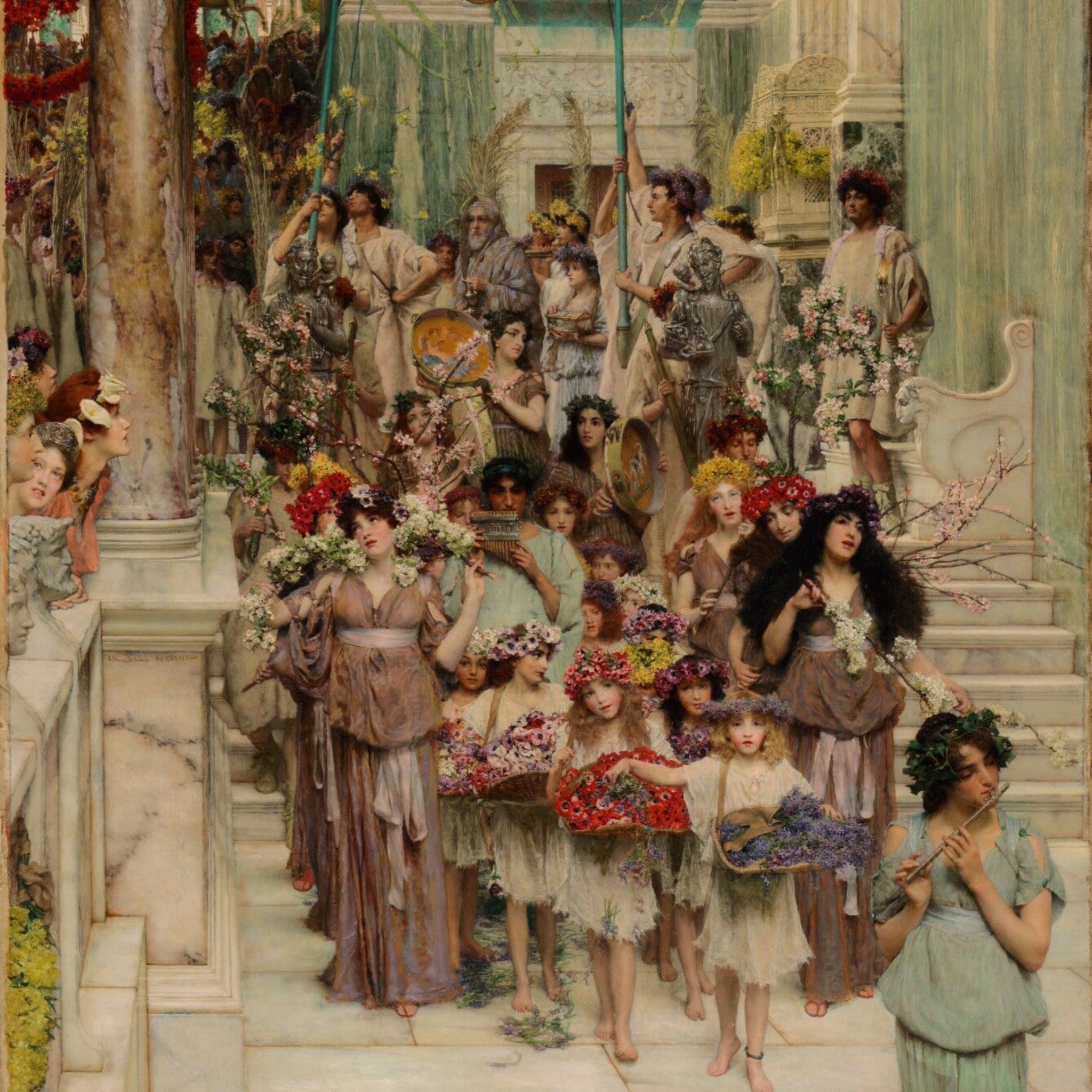 Spring by Lawrence Alma-Tadema